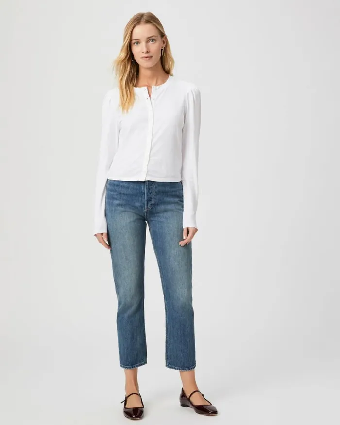 PAIGE Tops and Blouses Women Caliban Top 8211 White PAIGE Tops and Blouses Women Caliban Top 8211 White