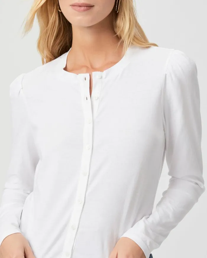 PAIGE Tops and Blouses Women Caliban Top 8211 White PAIGE Tops and Blouses Women Caliban Top 8211 White