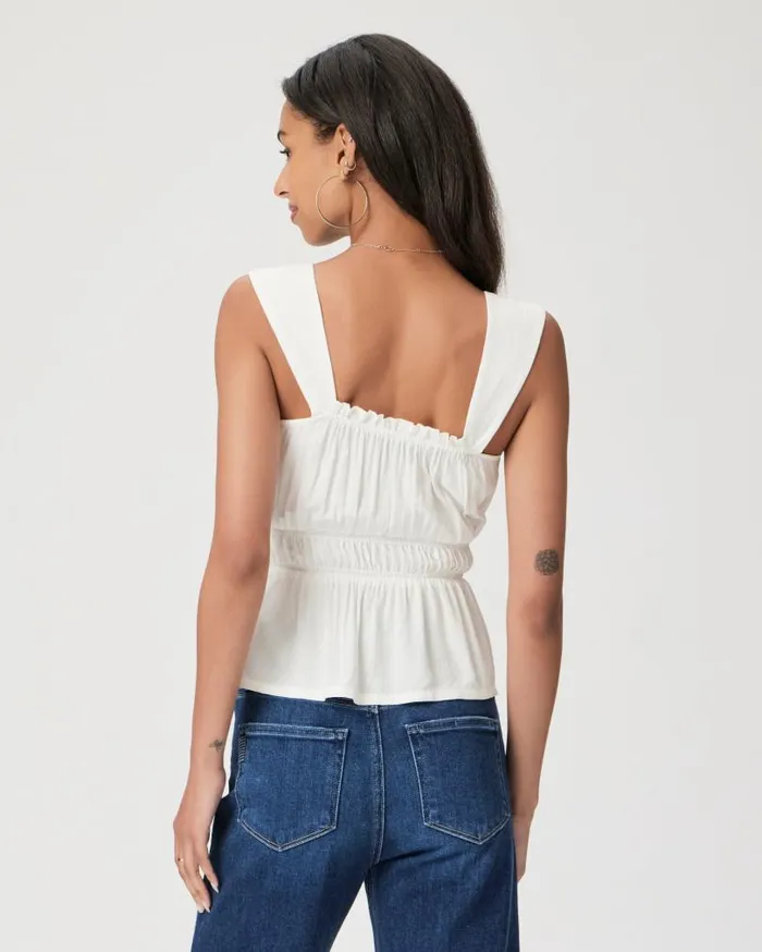 PAIGE Tops and Blouses Women Laureth Top 8211 White PAIGE Tops and Blouses Women Laureth Top 8211 White