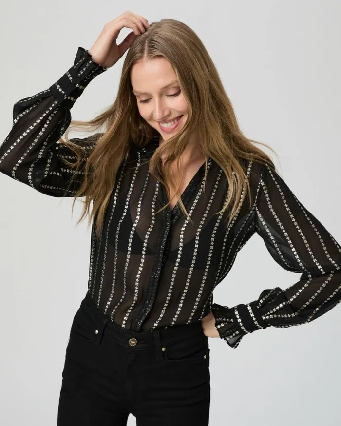 PAIGE Tops and Blouses Women Sosa Blouse 8211 Black