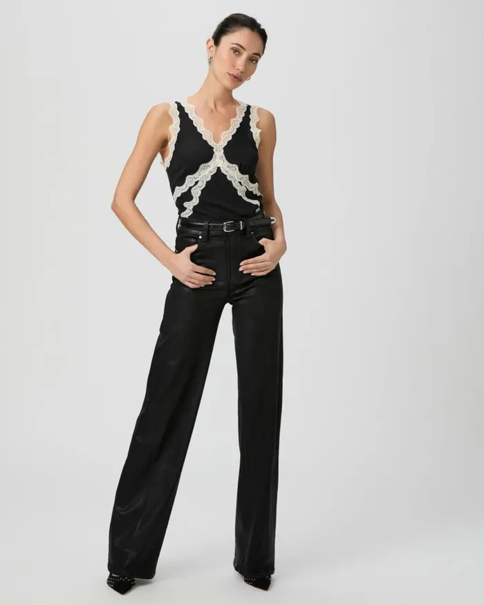 PAIGE Tops and Blouses Women Terezia Top 8211 Black Silk PAIGE Tops and Blouses Women Terezia Top 8211 Black Silk
