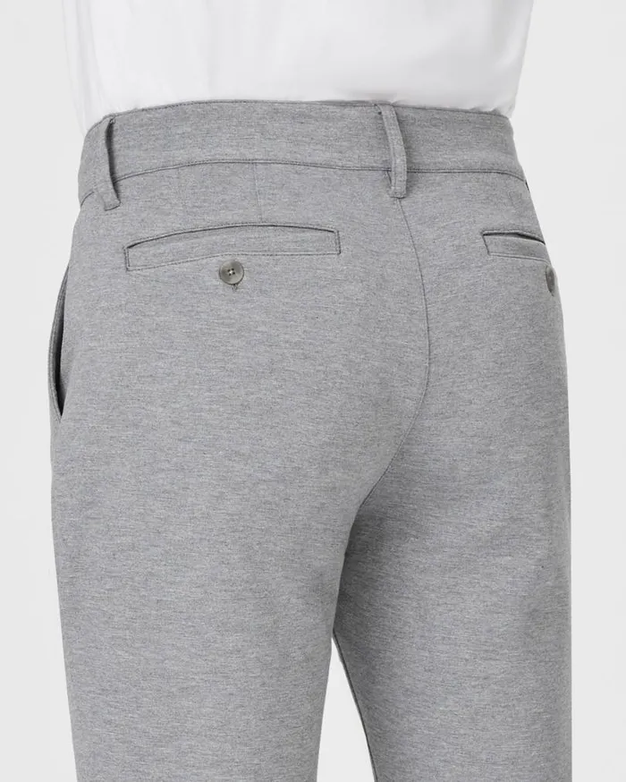 PAIGE Transcend Knit Men Stafford Trouser 8211 Heather Steel PAIGE Transcend Knit Men Stafford Trouser 8211 Heather Steel