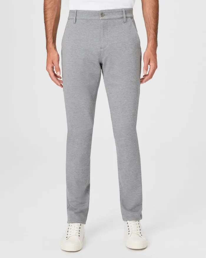 PAIGE Transcend Knit Men Stafford Trouser 8211 Heather Steel PAIGE Transcend Knit Men Stafford Trouser 8211 Heather Steel