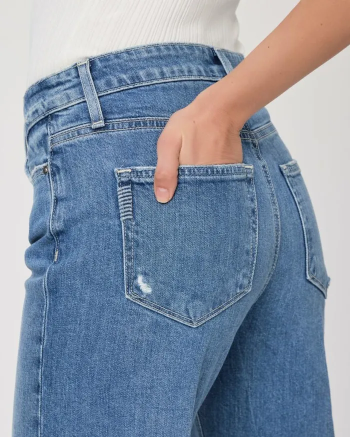 PAIGE Wide Leg Women Leenah Wide Leg Jean 8211 Volar Distresssed PAIGE Wide Leg Women Leenah Wide Leg Jean 8211 Volar Distresssed
