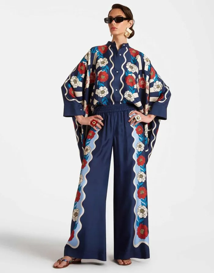 Palazzo Pants Whitsun Place Blue Women La Double J Shorts and Pants