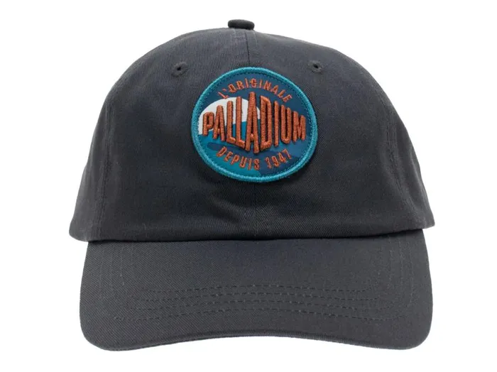 PALLADIUM OASIS PATCHES CAP Dark Grey WomenMen Hats