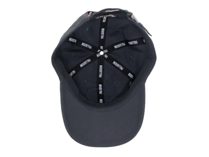 PALLADIUM OASIS PATCHES CAP Dark Grey WomenMen Hats PALLADIUM OASIS PATCHES CAP Dark Grey WomenMen Hats