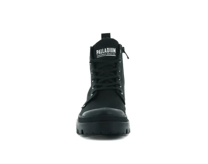 PALLADIUM PALLABASE TWILL Blackblack Women Heel Boots PALLADIUM PALLABASE TWILL Blackblack Women Heel Boots