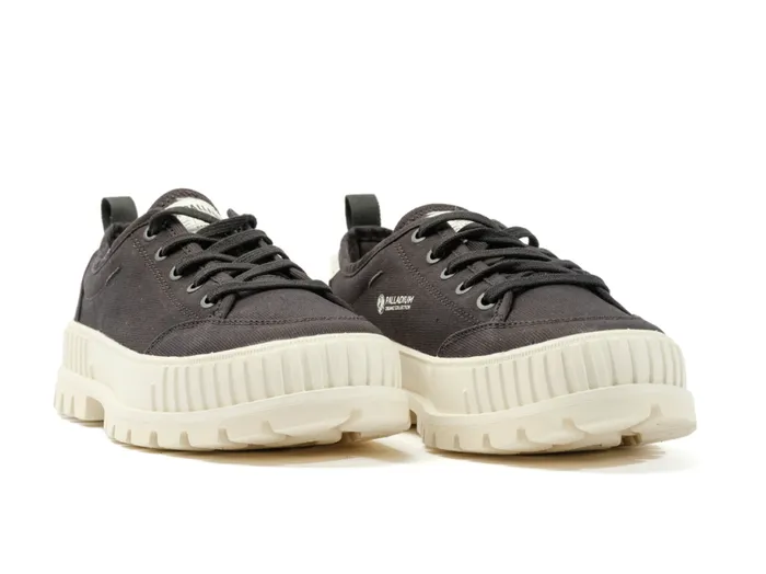PALLADIUM PALLASHOCK LO ORGANIC 2 Black Kids Sneakers PALLADIUM PALLASHOCK LO ORGANIC 2 Black Kids Sneakers