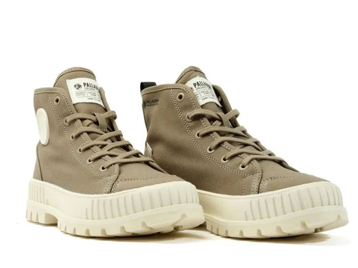 PALLADIUM PALLASHOCK ORGANIC 2 Dusky Green Kids Boots PALLADIUM PALLASHOCK ORGANIC 2 Dusky Green Kids Boots