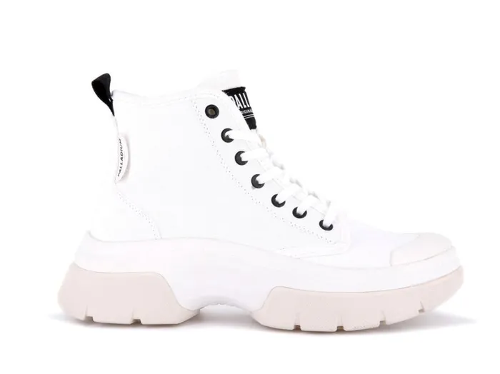 PALLADIUM PALLAWAVE Star White Women Boots