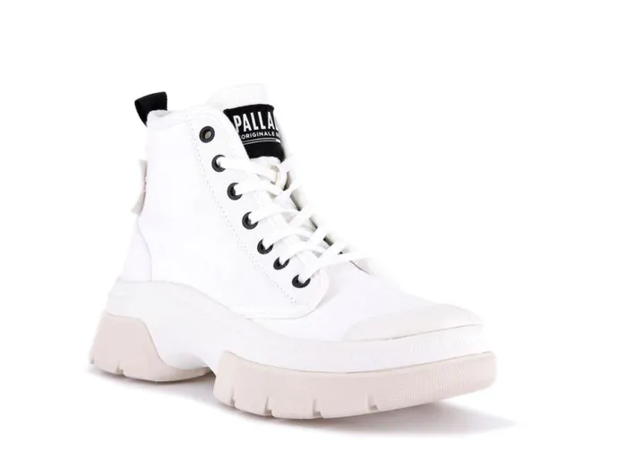 PALLADIUM PALLAWAVE Star White Women Boots PALLADIUM PALLAWAVE Star White Women Boots