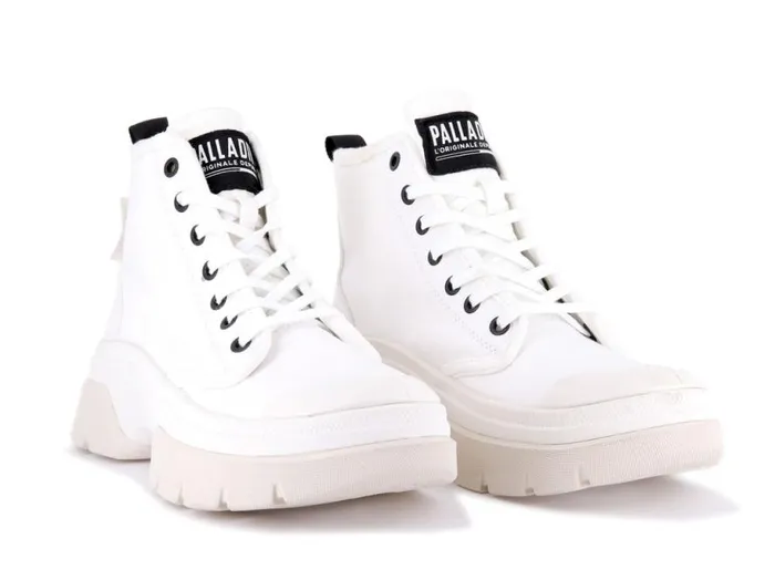 PALLADIUM PALLAWAVE Star White Women Boots PALLADIUM PALLAWAVE Star White Women Boots