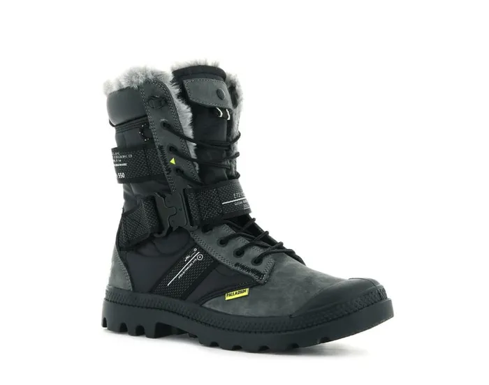 PALLADIUM PAMPA EUROPA TACTICAL X DESTINY Blackraven Kids Boots PALLADIUM PAMPA EUROPA TACTICAL X DESTINY Blackraven Kids Boots