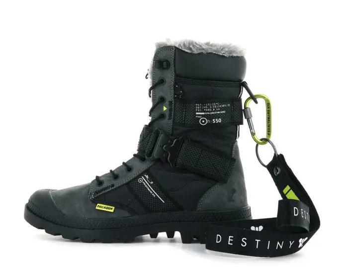 PALLADIUM PAMPA EUROPA TACTICAL X DESTINY Blackraven Kids Boots PALLADIUM PAMPA EUROPA TACTICAL X DESTINY Blackraven Kids Boots