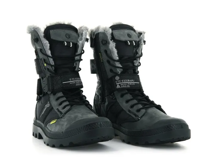 PALLADIUM PAMPA EUROPA TACTICAL X DESTINY Blackraven Kids Boots PALLADIUM PAMPA EUROPA TACTICAL X DESTINY Blackraven Kids Boots