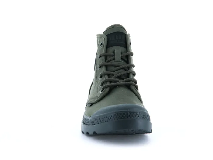 PALLADIUM PAMPA HI HTG SUPPLY Olive Night Kids Boots PALLADIUM PAMPA HI HTG SUPPLY Olive Night Kids Boots
