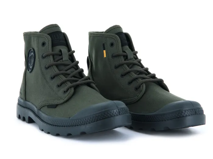 PALLADIUM PAMPA HI HTG SUPPLY Olive Night Kids Boots PALLADIUM PAMPA HI HTG SUPPLY Olive Night Kids Boots