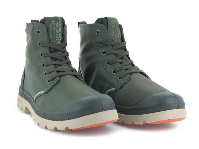 PALLADIUM PAMPA LITE RECYCLE WP Olive Nightbeluga Kids Boots PALLADIUM PAMPA LITE RECYCLE WP Olive Nightbeluga Kids Boots
