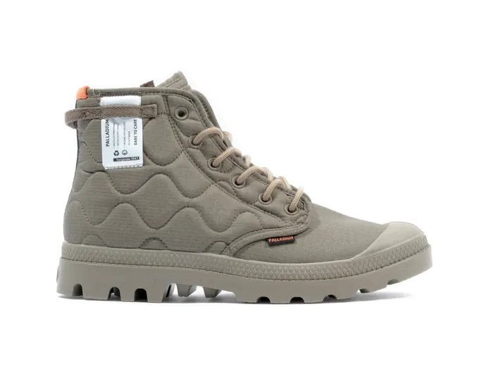 PALLADIUM PAMPA REQUILTED Military Olive Women Boots