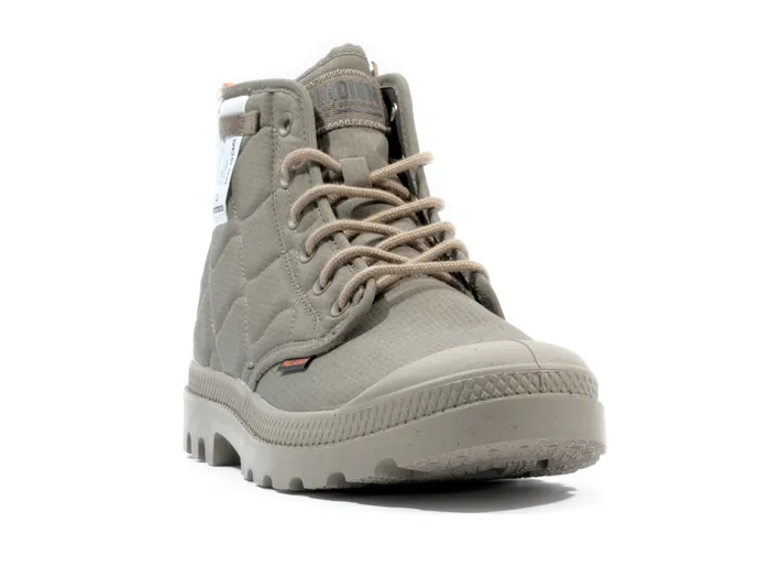 PALLADIUM PAMPA REQUILTED Military Olive Women Boots PALLADIUM PAMPA REQUILTED Military Olive Women Boots