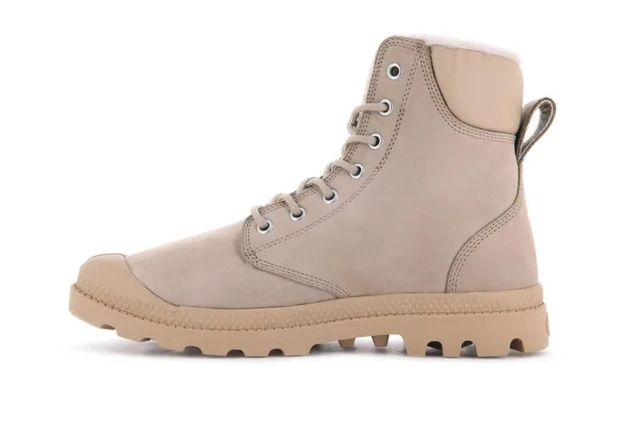 PALLADIUM PAMPA SPORT CUFF WPS Warm Sand Women Boots PALLADIUM PAMPA SPORT CUFF WPS Warm Sand Women Boots