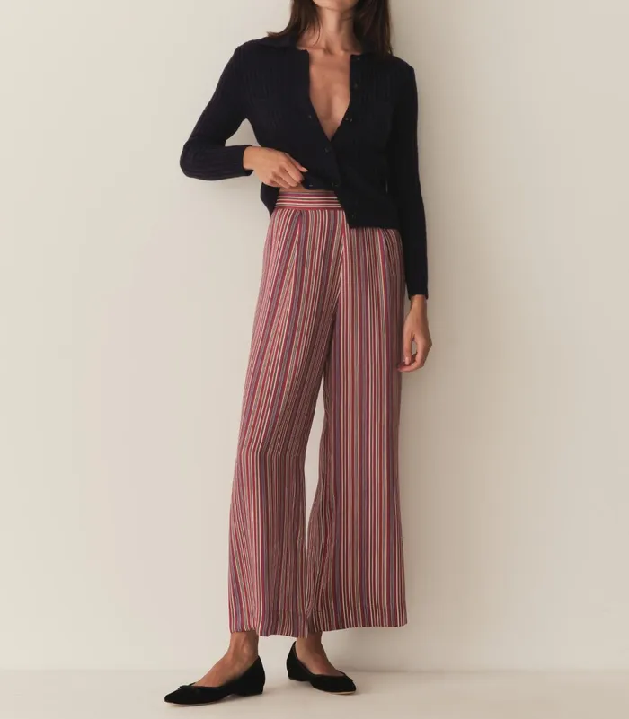Pants and Shorts Women DEN Georgie Pant Le Marais Stripe