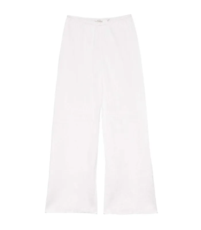 Pants and Shorts Women DEN Lavon Linen Pant Salt Pants and Shorts Women DEN Lavon Linen Pant Salt