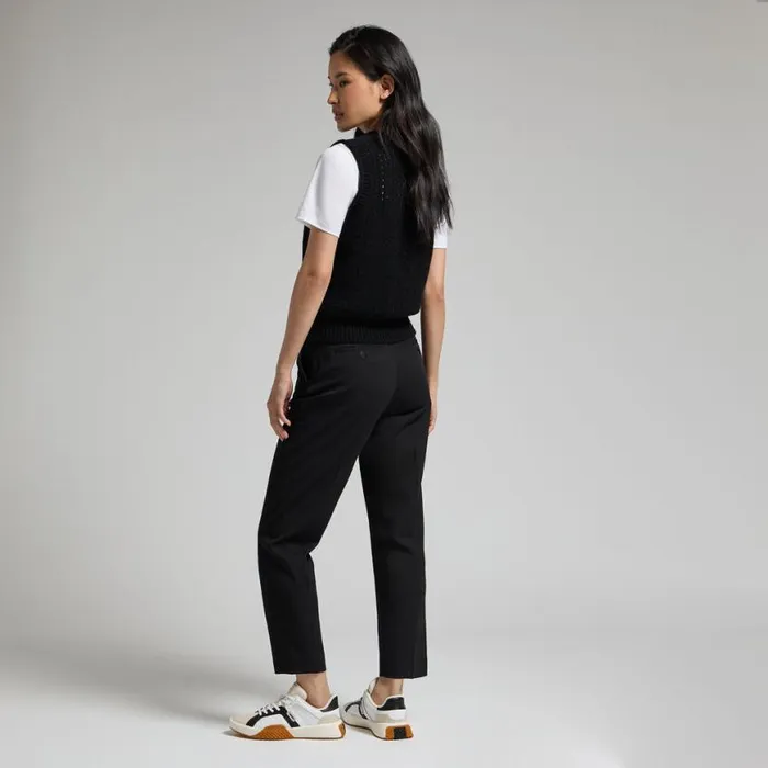 Pants and Shorts Women GFORE HIGH WAISTED FINE WOOL TWILL TAPERED TROUSER Onyx Pants and Shorts Women GFORE HIGH WAISTED FINE WOOL TWILL TAPERED TROUSER Onyx