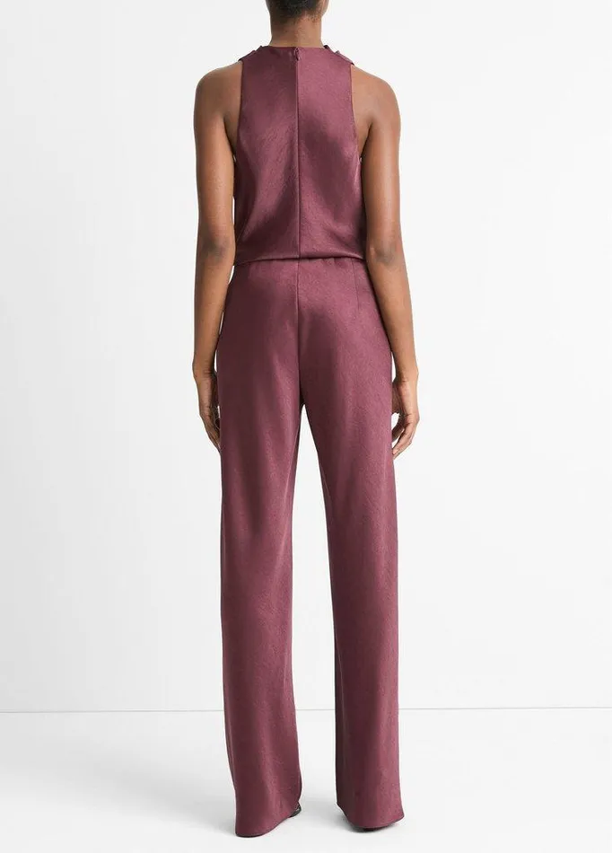 Pants and Shorts Women Vince Fluid Satin Bias Pant Black Rose