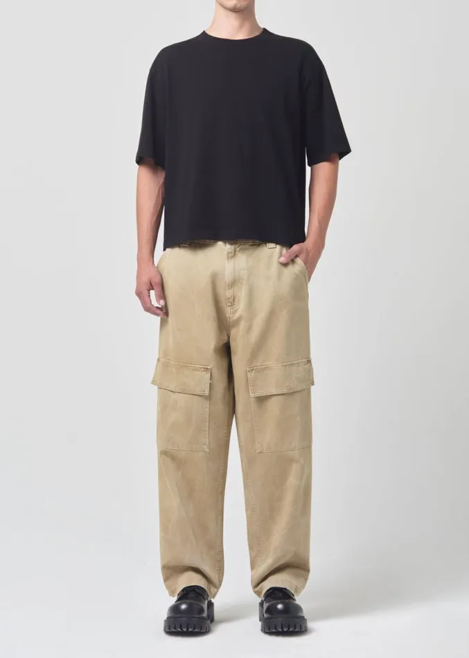 Pants Men Agolde Casper Cargo In Jasper Twist