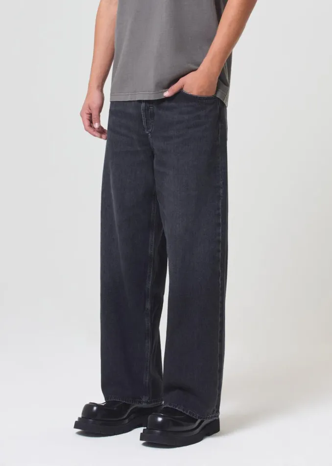 Pants Men Agolde Low Slung Baggy In Paradox