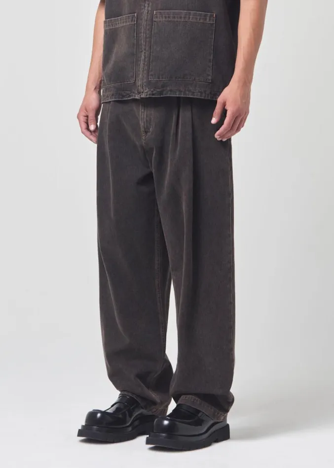 Pants Men Agolde Slater Trouser In Umber
