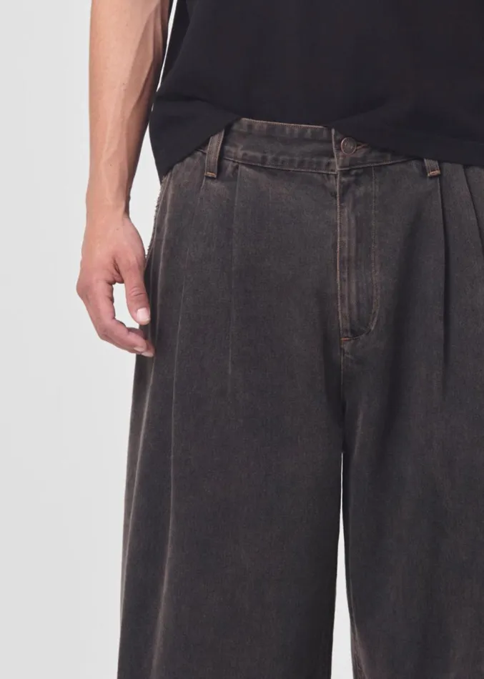 Pants Men Agolde Slater Trouser In Umber