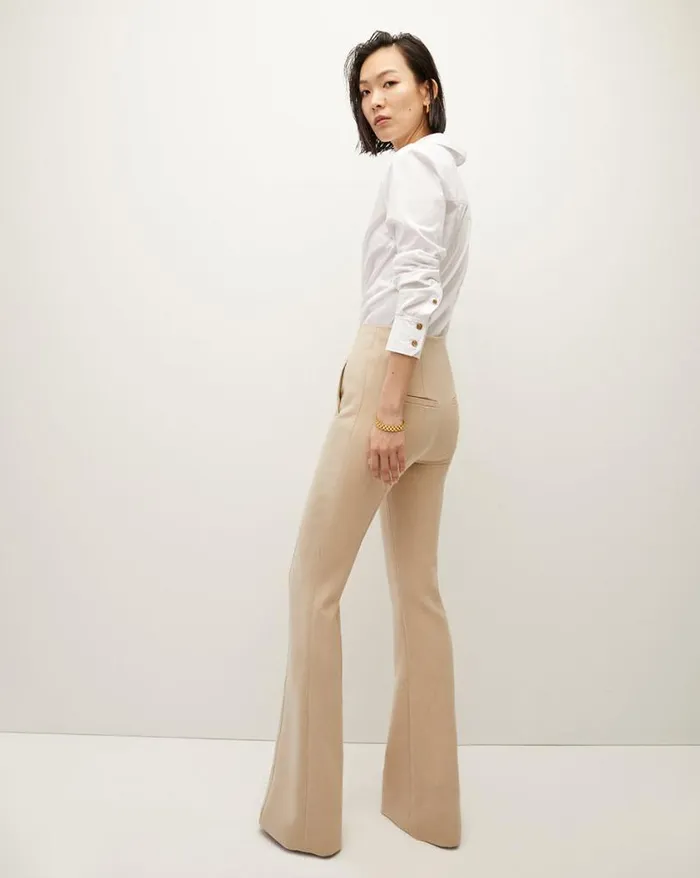 Pants Shop Veronica Beard Azariah Pant Heathered Sand