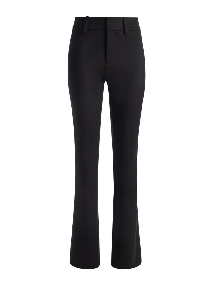 Pants Women Alice Olivia NEW OLIVIA LOW RISE SLIM FLARE TROUSER Black