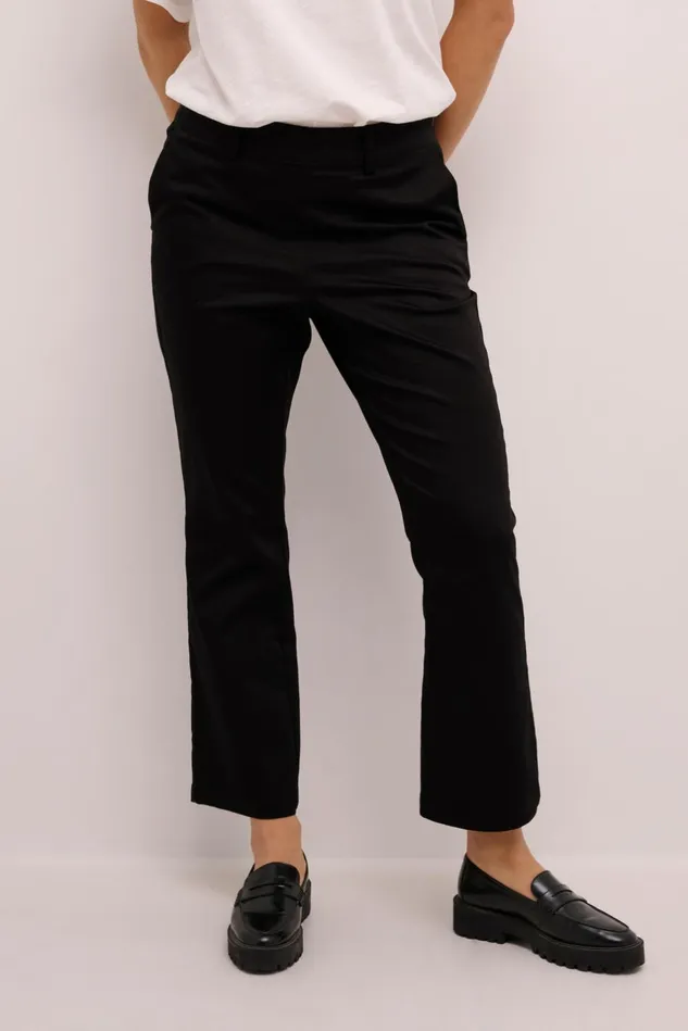 Pants Women CULTURE CUcaya Trousers Black