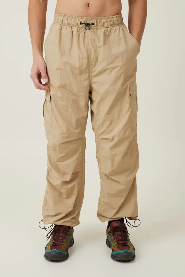 Parachute Tech Cargo Pant Sand Cargo Men Cotton On Pants