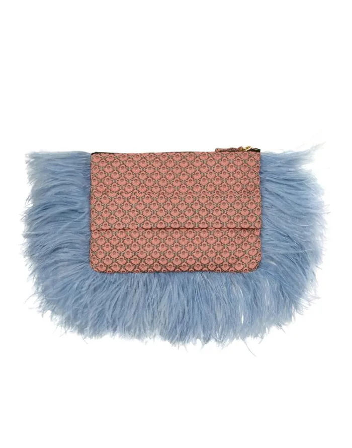 Party Pochette Tulip Pale Pink Women La Double J Bags and Pochettes Party Pochette Tulip Pale Pink Women La Double J Bags and Pochettes