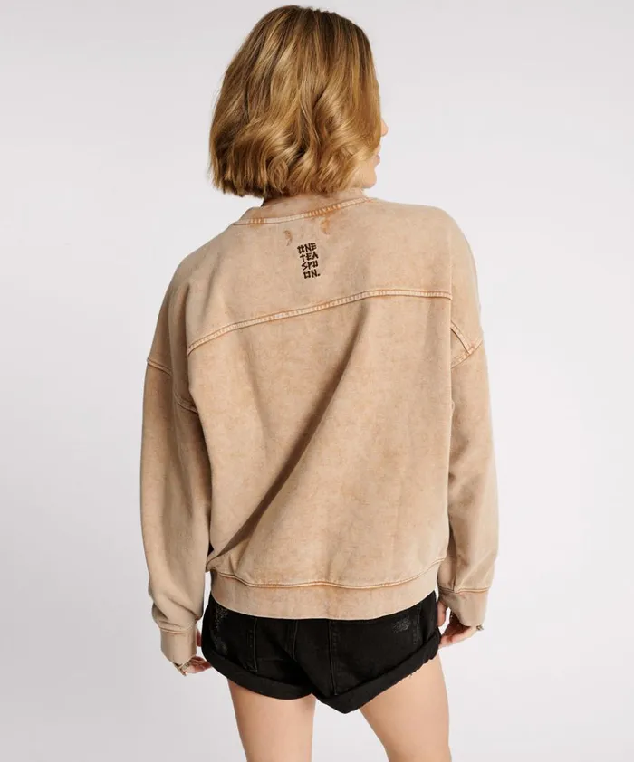 PEACE RETRO SWEATER Women One Teaspoon Hoodies And Sweats PEACE RETRO SWEATER Women One Teaspoon Hoodies And Sweats