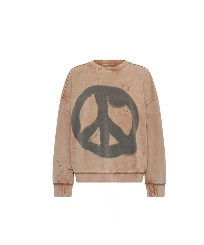 PEACE RETRO SWEATER Women One Teaspoon Hoodies And Sweats PEACE RETRO SWEATER Women One Teaspoon Hoodies And Sweats