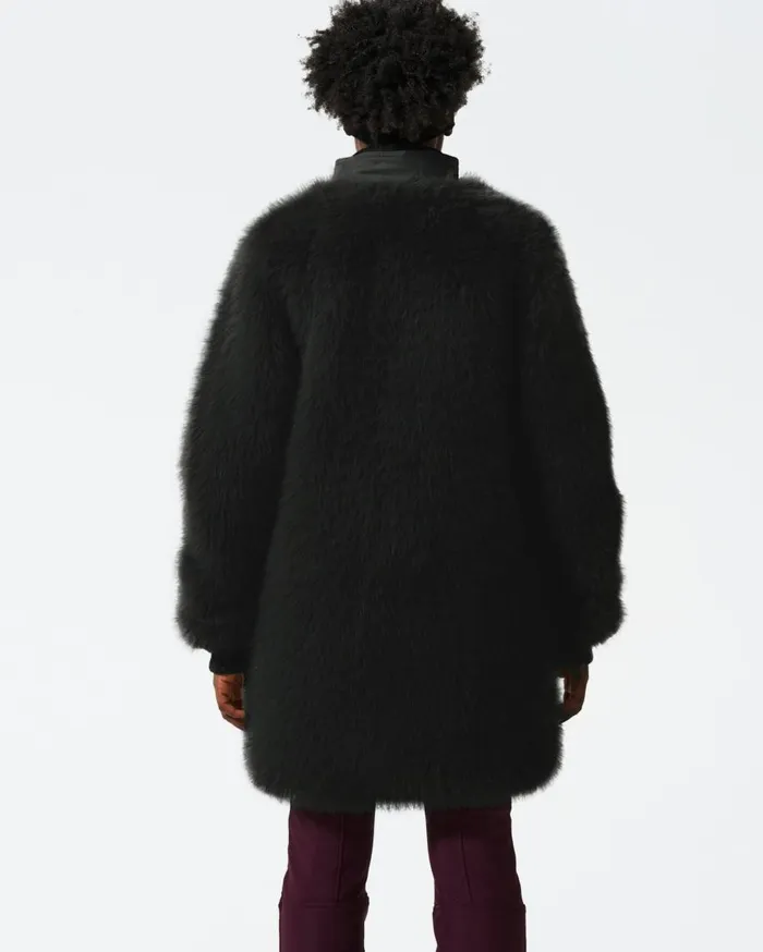 Perfect Moment Jackets Faux Fur Coat Black 8211 Women