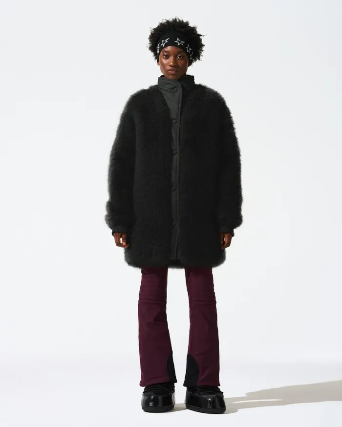 Perfect Moment Jackets Faux Fur Coat Black 8211 Women