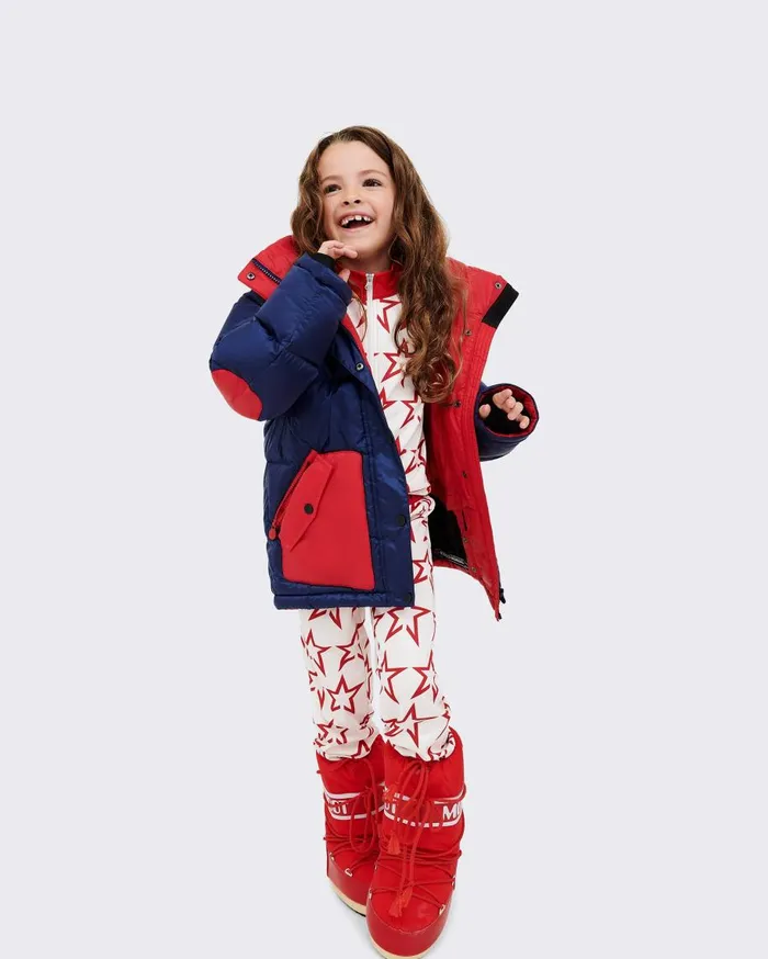 Perfect Moment Jackets Maes Quilted Down Jacket Navy 8211 Kids