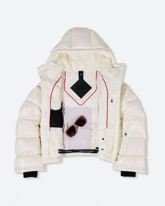 Perfect Moment Jackets Polar Flare Down Jacket White 8211 Women