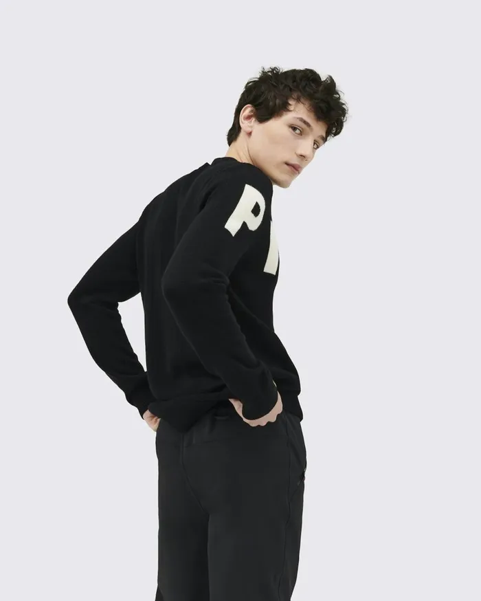 Perfect Moment Knitwear Piste Merino Wool Sweater Black 8211 Men