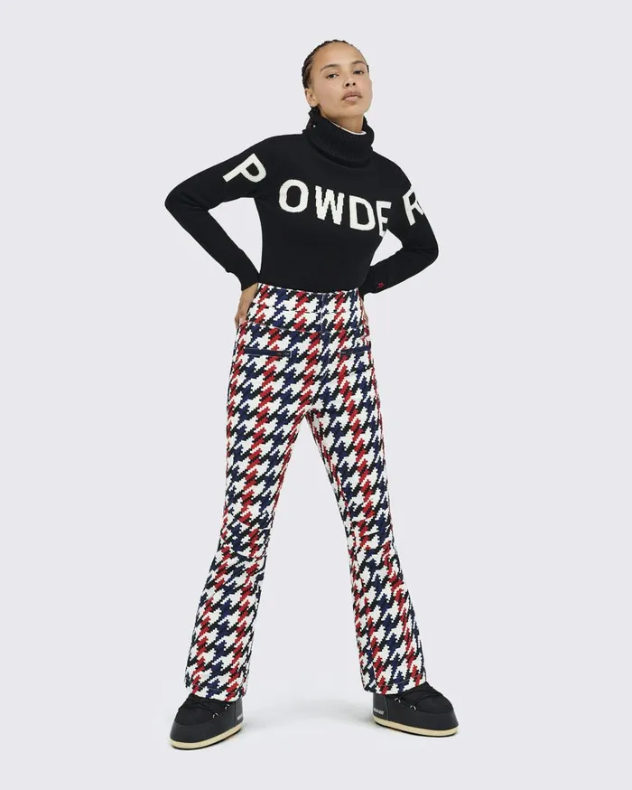 Perfect Moment Pants Houndstooth Aurora High Waist Flare Pant Houndstooth 8211 Women