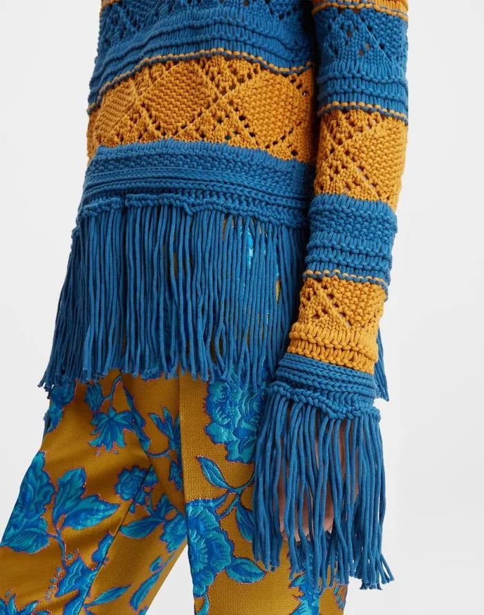 Playa Sweater Solid Blue Petrol Women La Double J Knitwear Playa Sweater Solid Blue Petrol Women La Double J Knitwear
