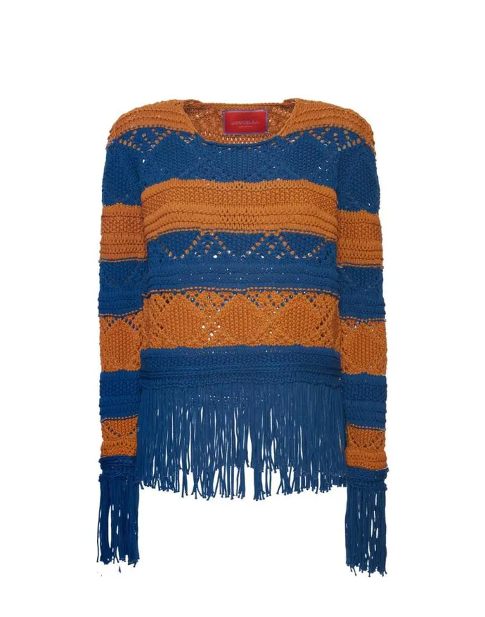 Playa Sweater Solid Blue Petrol Women La Double J Knitwear Playa Sweater Solid Blue Petrol Women La Double J Knitwear