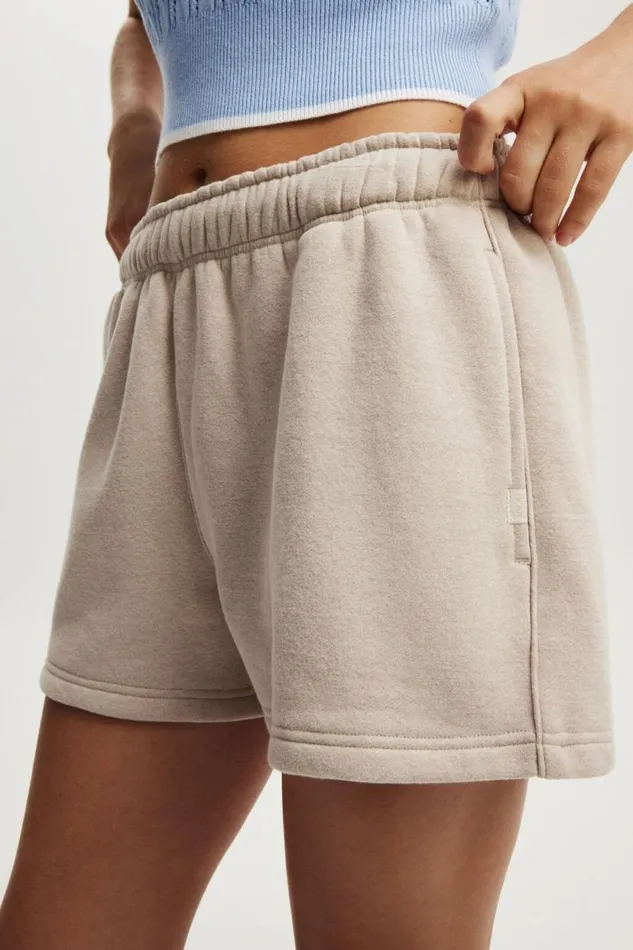 Plush Essential Gym Short Sesame Marle Women Cotton On Sweats and Hoodies Plush Essential Gym Short Sesame Marle Women Cotton On Sweats and Hoodies